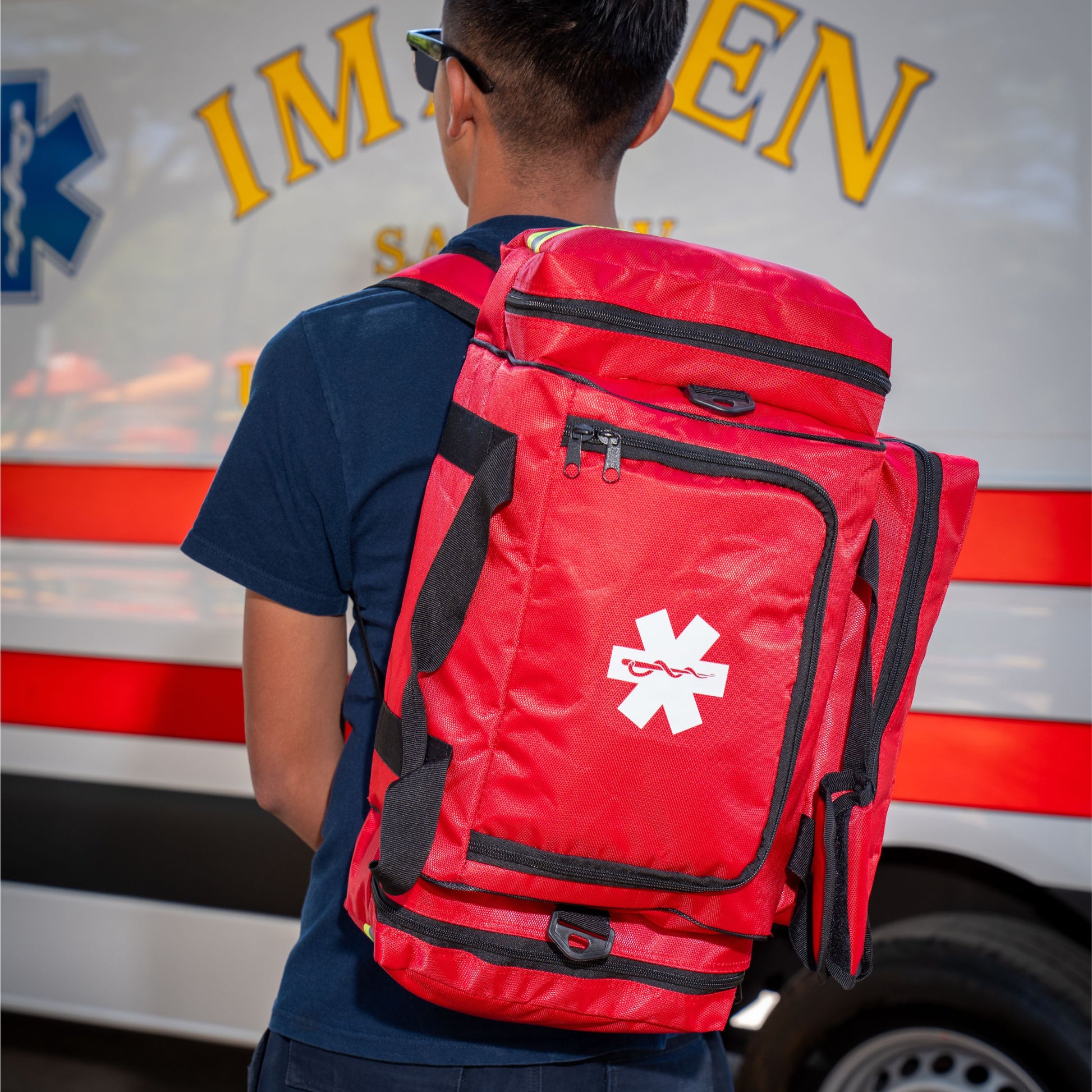 Botiquín Mochila Rojo image 5