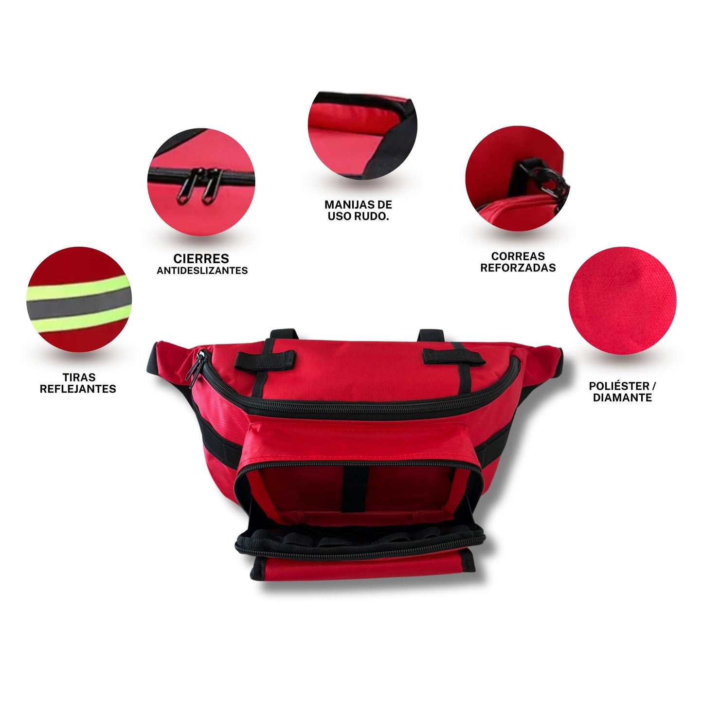 Botiquín Cangurera Rojo