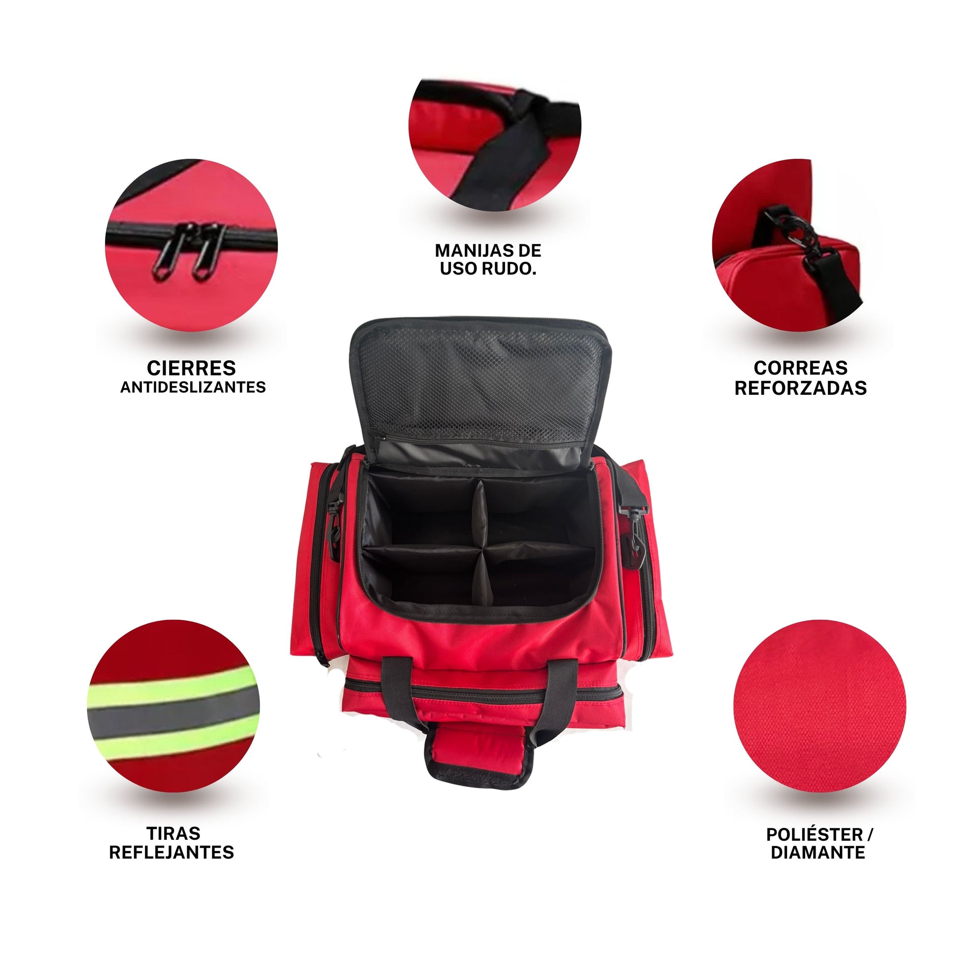 Botiquín Mochila Rojo image 3