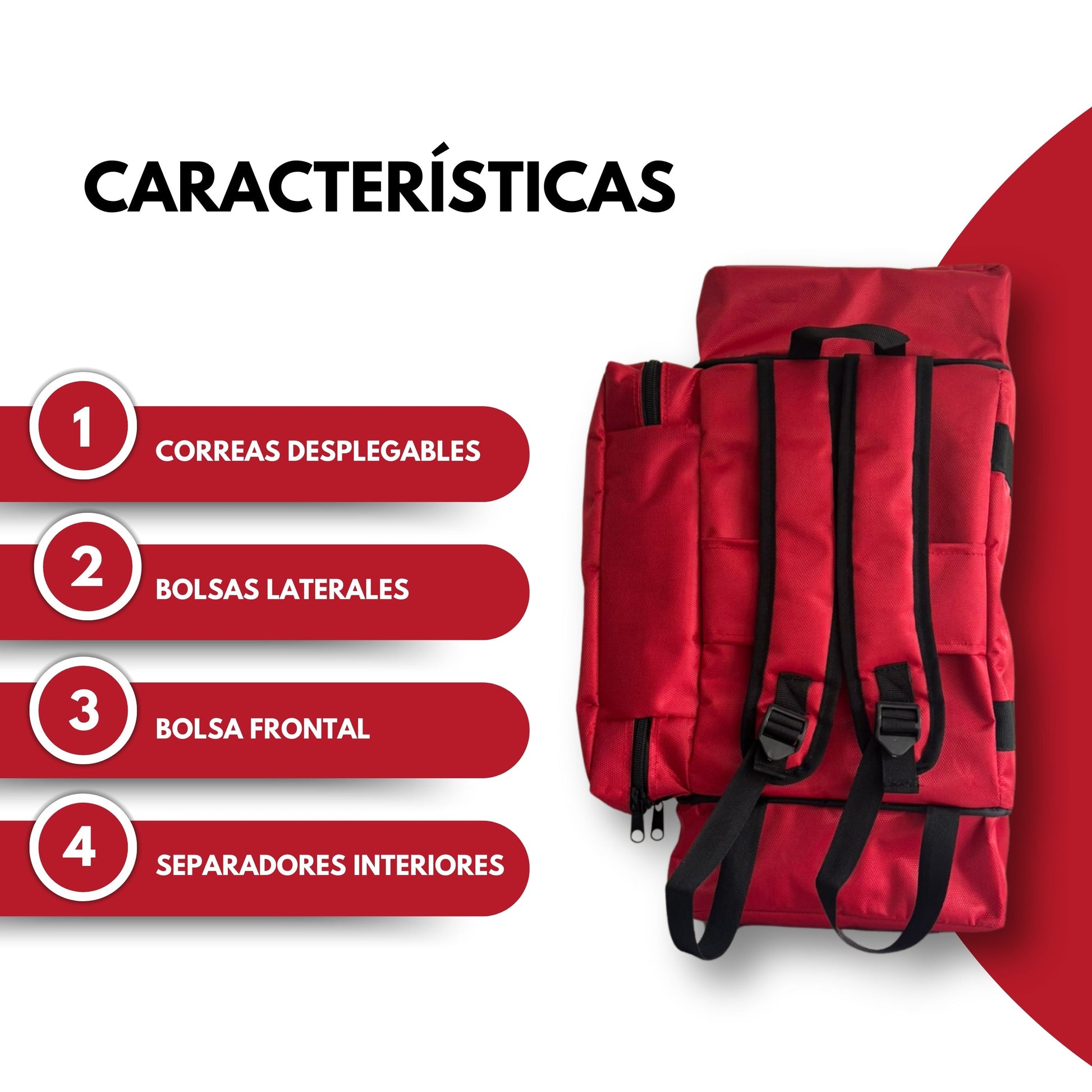 Botiquín Mochila Rojo image 4