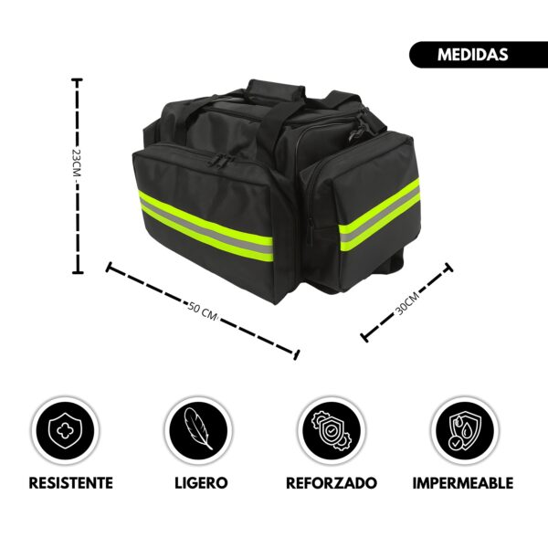 Botiquín Mochila Negro - Imagen 3