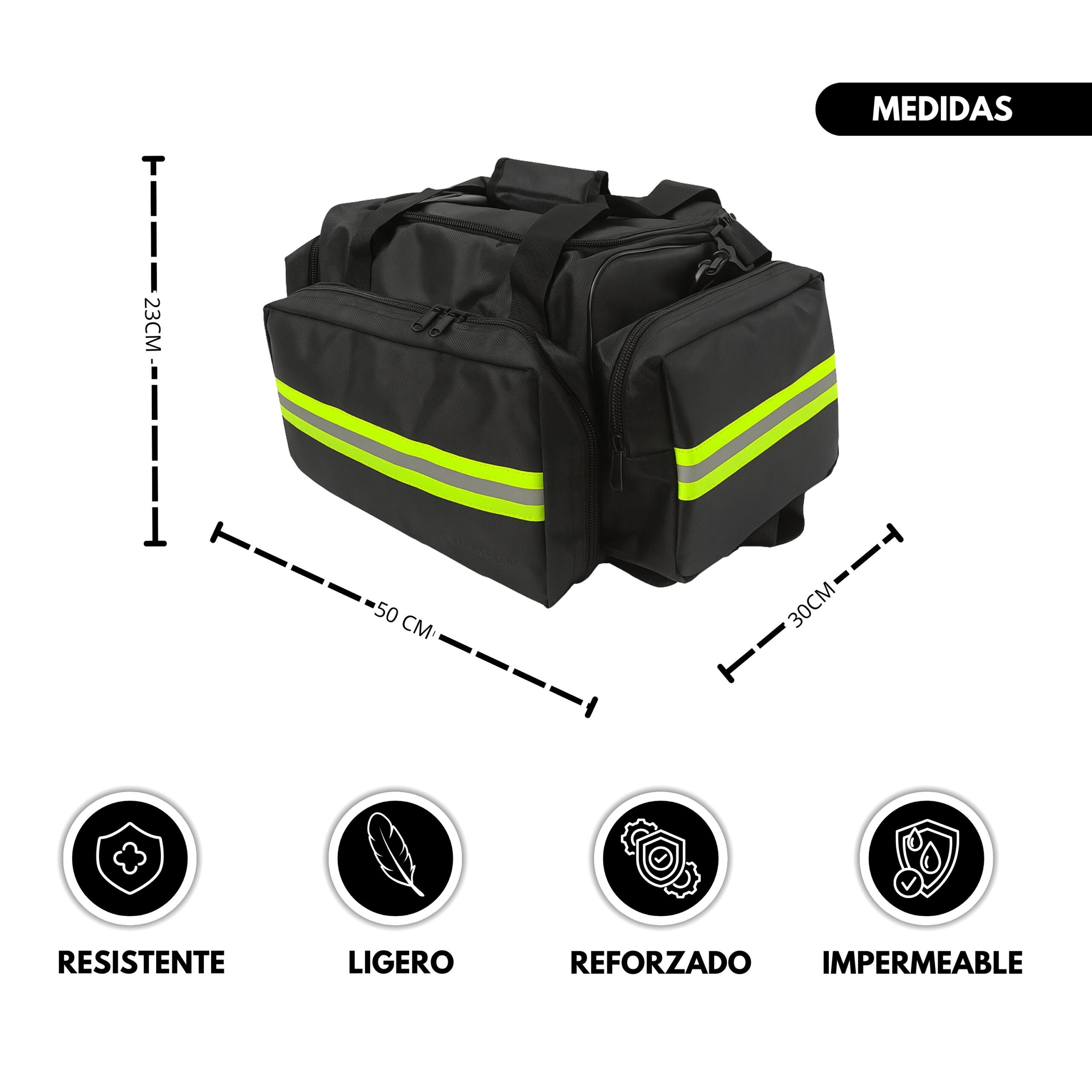 Botiquín Mochila Negro - Imagen 3