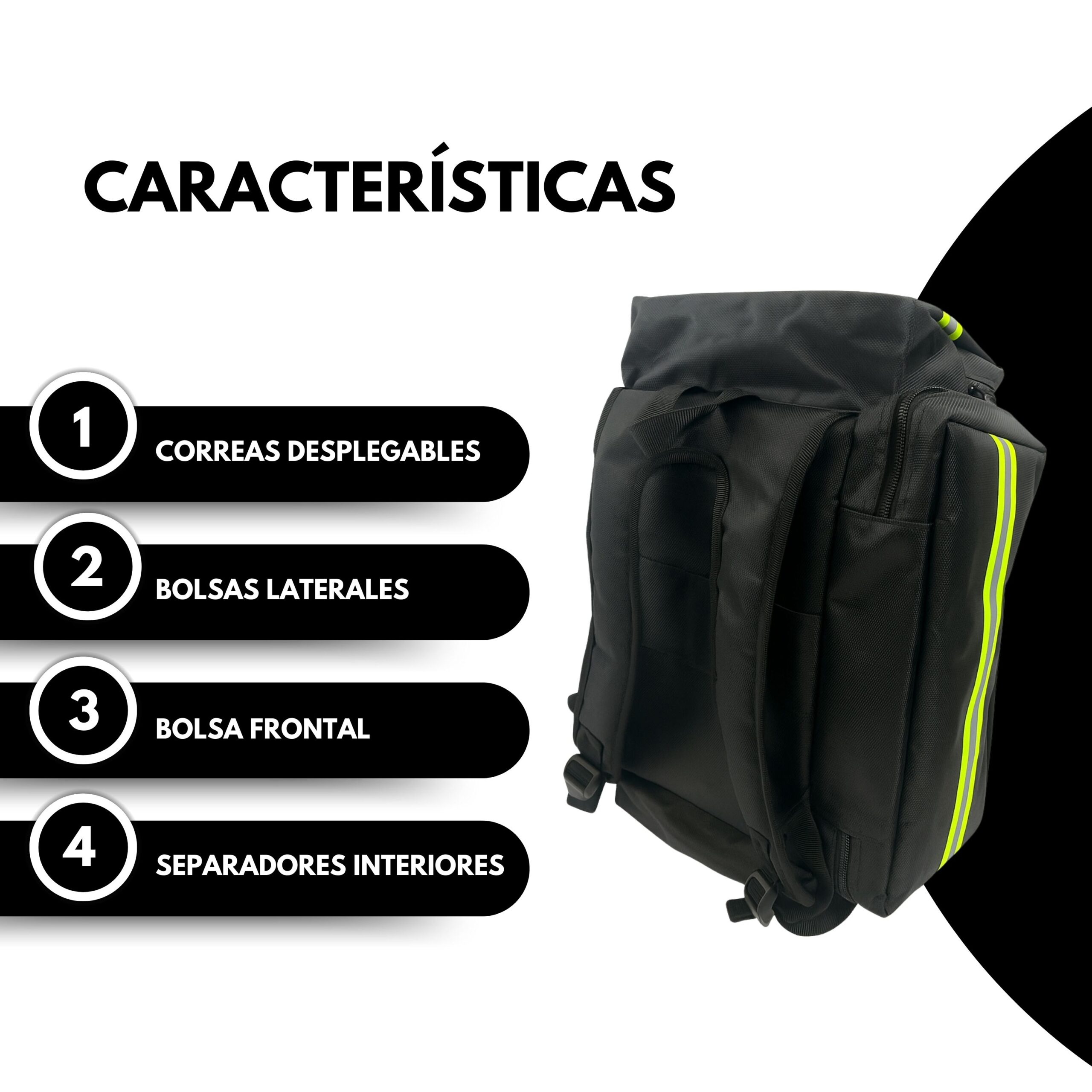 Botiquín Mochila Negro - Imagen 2