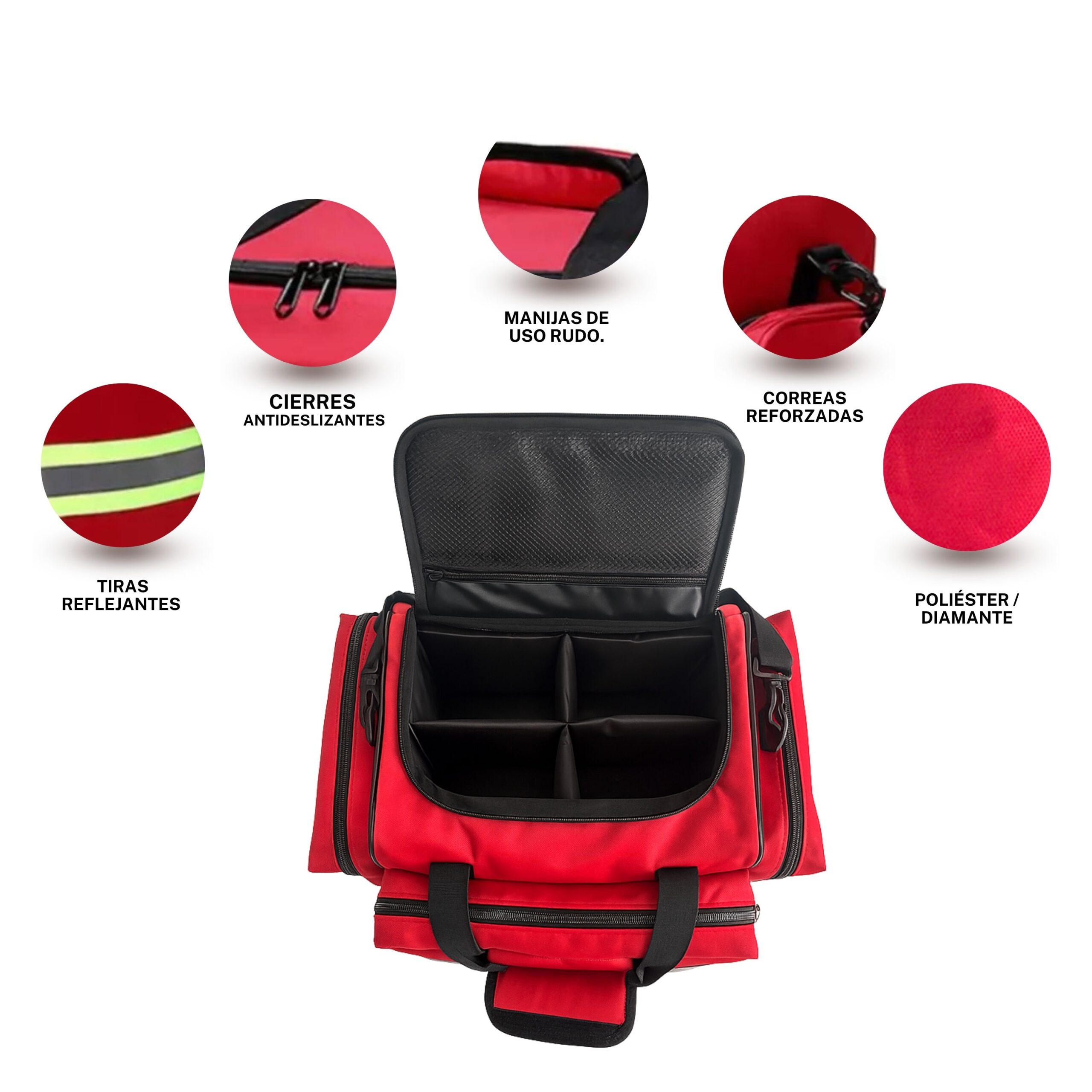 Botiquín Mochila Rojo - Imagen 2