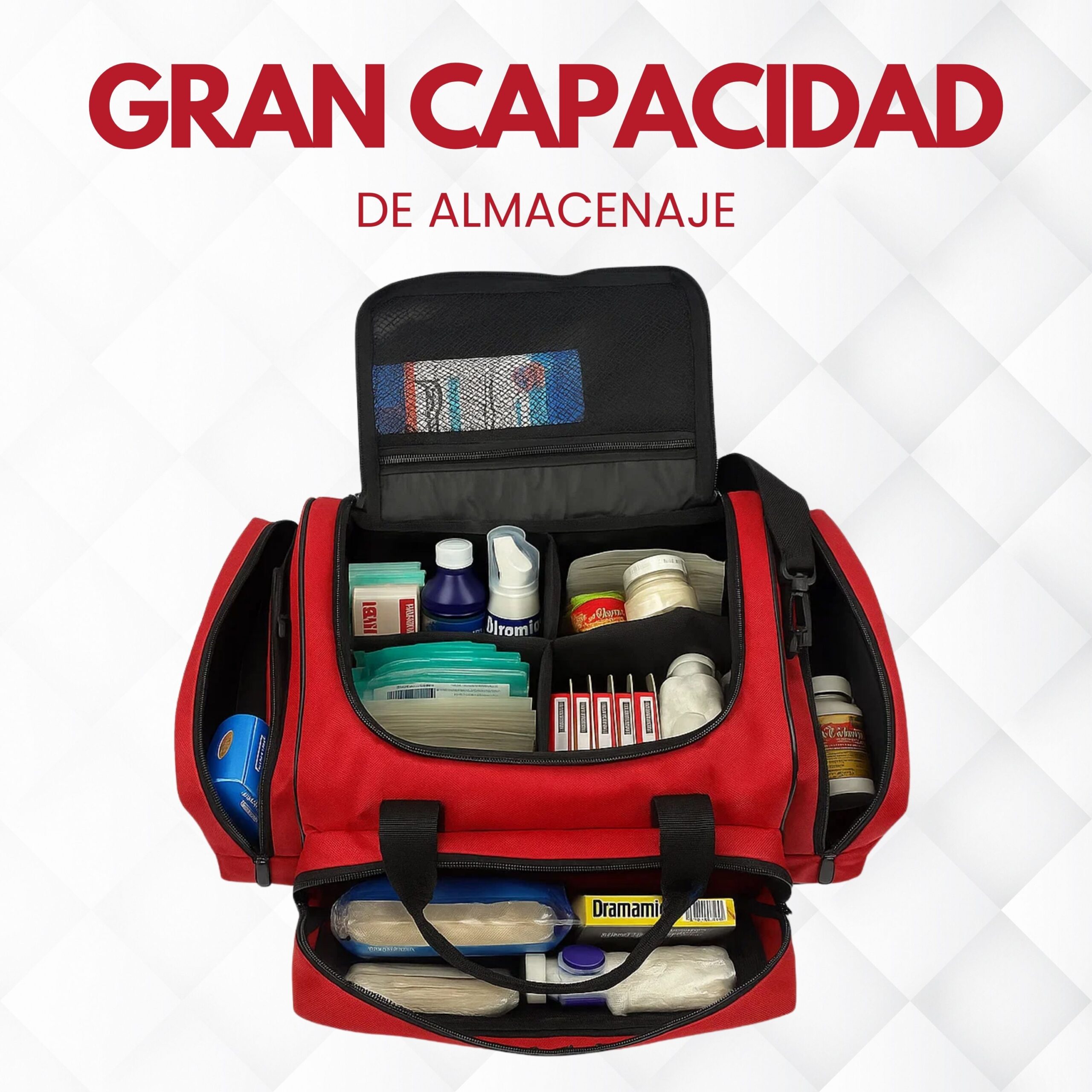 Botiquín Mochila Rojo - Imagen 4