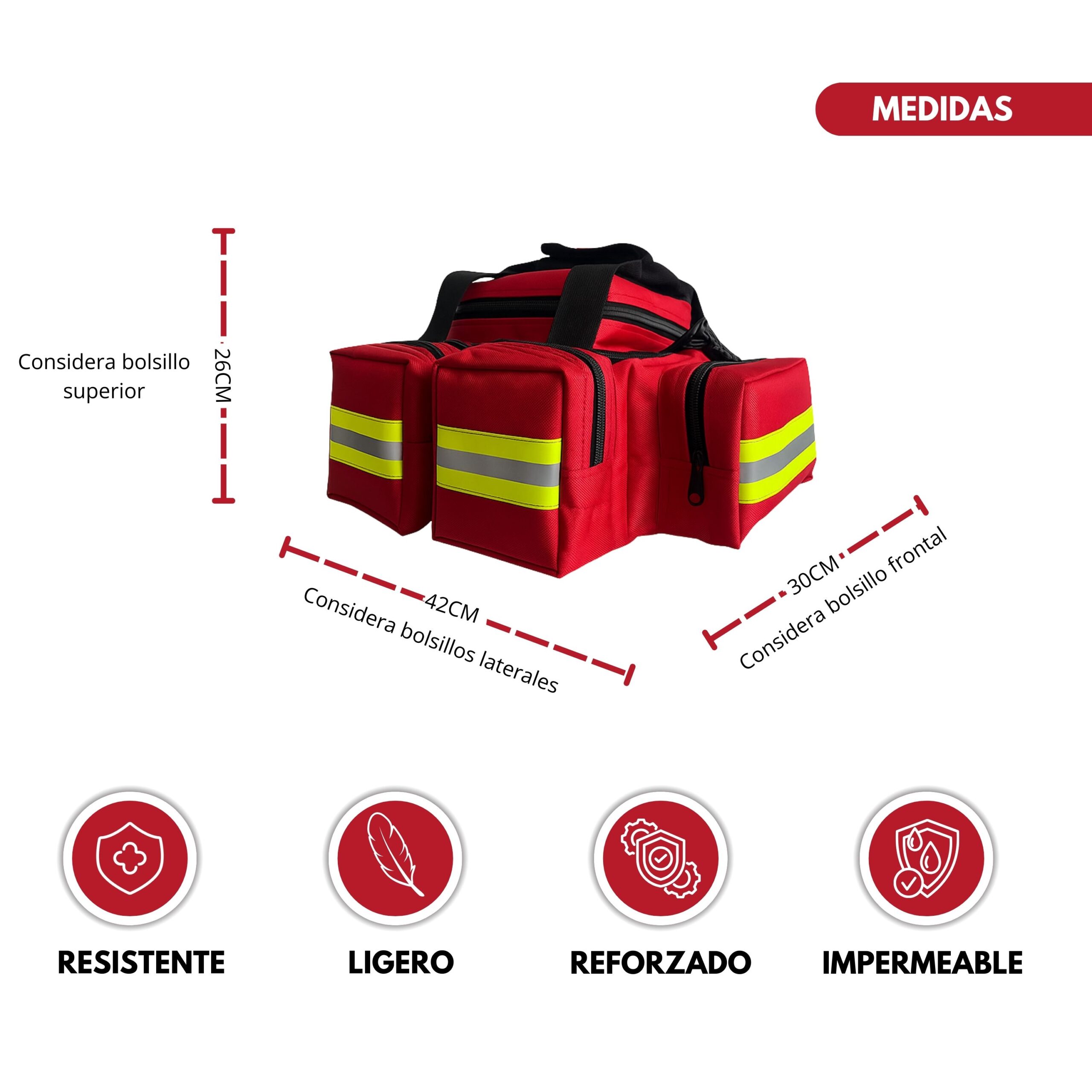 Botiquín Premium Rojo - Imagen 3